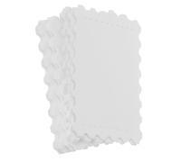 VILLCASE 25pcs Blank Watercolor Paper Cards for DIY Crafting Post Stamp Frame Cutting Dies for Scrapbooking Mailing Blank Postcards Watercolor Christmas Cards