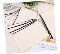 VILLCASE 25pcs Canvas Zipper Pouches Portable Travel Bags with Smooth Zipper for Pencil Cosmetic Jewelry Storage and Organization Multipurpose Small Item Organizer for School Travel and