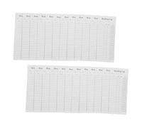 VILLCASE 25pcs Library Card Bookmarks Reading Log Tracker for Students Teachers Families Portable Multifunctional Book Accessories for Efficient Reading and Borrowing Management