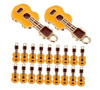 VILLCASE 25pcs Music Guitar Charms DIY Jewelry Making Kit Instrument Pendants for Necklaces Bracelets Keychains Artistic Music Theme Accessories
