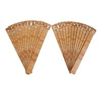 VILLCASE 26pcs Wood Alphabet Bookmarks Coffee Colour Wooden Book Mark Enhances Letter Recognition and Spelling Skills Educational Bookmark for Reading and Learning