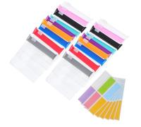 VILLCASE 27 Pcs Reusable Medicine Pill Organizer Bags Small Zipper Bag Wear-Resistant Slide Locks Design Self Seal Pill Packets Travel Daily Use with Label Stickers