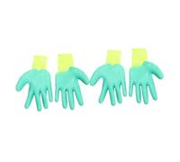 VILLCASE 2Pairs Bite Resistant Rubber Gloves for Pet Lovers Hamster Training Hand Protectors Anti-scratch Skin-friendly Protective Gloves