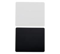 VILLCASE 2pcs Acrylic Mirror Boards for Photography Decoration, Mirror-smooth Double-sided Reflectors, White round Reflection Panels for Earrings and Necklaces Photoshoot Backdrops
