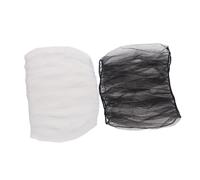 VILLCASE 2PCS Adjustable Bird Cage Seed Catcher Mesh Cover Skirt Soft Elastic Protective Net for Parakeet Parrot Small to Medium Birdcages Breathable Transparent Material