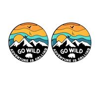 VILLCASE 2pcs Alloy Xuefeng Mountain Brooch Pin Set for Men and Women, Outdoor Camping Adventure Style, Sturdy Pin Design for Long Term Use, Creative and Stylish Accessories Suitable