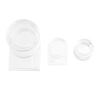 VILLCASE 2pcs Ant Water Feeder, Transparent Ant Feeding Bowl Acrylic Farm Water Bowls Mini Liquid Feeder Feeding Container for Ants Small Reptile Animals Feeding
