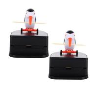 VILLCASE 2pcs Automatic Press-type Toothpick Holder Box Portable Compact Bird-shaped Dispenser with Playful Design for Travel Dining Office Use Easy Handsfree Toothpick Retrieval