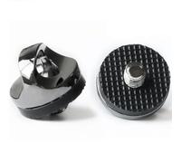 VILLCASE 2pcs Camera Strap Screw with 1/4 Inch Screw Hole Size, Zinc Alloy and Rubber Material, Equipped with Rubber Cushion Pad for Double Shoulder Strap, Quick Install for Secure Camera