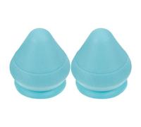 VILLCASE 2pcs Cone Shaped Trigger Point Massager Balls for Deep Tissue Therapy and Muscle Relaxation, Wall Mounted and Hand Held Use, Made of Sturdy TPE Material for Soles the Feet