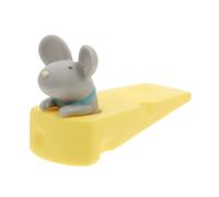 VILLCASE 2pcs Creative Grey Mouse Shape Door Stopper for Home Safety and Decoration Lightweight Door Wedge Protecting Pets and from Slamming Suitable for Carpet Tile Floors