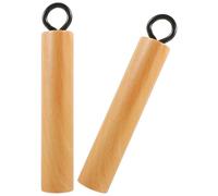 VILLCASE 2pcs Detachable Wooden Pot Handles Long Ergonomic Grip Replacement for Kitchen Cookware Heat-Resistant Pot Side Handle Essential Gadget with Hanging