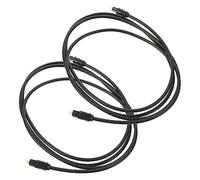 VILLCASE 2pcs Digital Optical Audio Cable Male to Male Connection for Theater Scratch Durable Design High Transmission Frequency for Tvs and Soundbars
