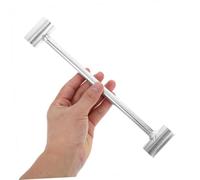 VILLCASE 2PCS Door Hinge Adjustment Wrench Tool Kit Heavy Duty Double Ended Hinge Gap Adjusting Spanner for Precise Door Repair and Alignment Portable Lightweight Hand Tool for Residential