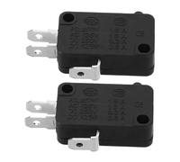 VILLCASE 2pcs Double Control Microwave Oven Door Switch Knob Replacement Design Safety Easy to Install