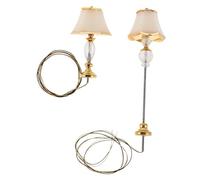 VILLCASE 2Pcs European Style Accent Table Lighting Fixture for Decoration Creative Educational Tool Enhances Imaginative Play and Coordination