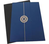 VILLCASE 2pcs Graduation Certificate Cover Paper Document Covers 9.8x8.3inch Rounded Corners Simple Design Not Easy to Scratch Skin Office Document Photo Holder