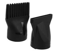 VILLCASE 2pcs Hair Dryer Nozzle Attachment, Plastic Narrow Flat Concentrator with Comb for Precision Styling and Energy Efficient Performance, Suitable for Salon and Home Use