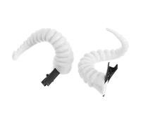VILLCASE 2pcs Halloween RAM Horns Hair Clips Gothic Demon Horns Hairpin Cosplay Costume Accessories for Parties and Themed Events Durable Abs Material