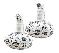 VILLCASE 2pcs Herbal Moxibustion Massage Balls Portable Reusable Heat Bags for Neck and Back Relief, Lower Back Massager Traditional Chinese Medicine Heating