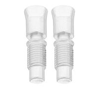 VILLCASE 2pcs Horizontal Jack Return Valve, Steel 2 Ton Hydraulic Jack Accessory, Silver Hand Lever Valve for Automotive Repair and Home DIY Projects
