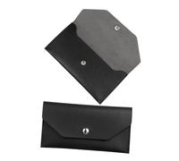 VILLCASE 2pcs Leather Cash Wallet for Women Reusable Budget Envelope Wallet Slim Money Organizer for Cash Bills and Financial Planning