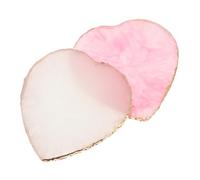 VILLCASE 2Pcs Manicure Color Mixing Palette Resin Agate Nail Art Display Tool for Salon and Home Use