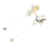VILLCASE 2pcs Metal Bookmarks Chinese Myths Decorative Antique Style Reading Accessories for Students Texture