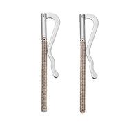 VILLCASE 2pcs Metal Spring Money Clips Lightweight Alloy Banknote and Credit Card Holders Easy to Carry Wallet Accessories for Everyday Use
