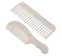 VILLCASE 2pcs Mini Acetate Comb for Hair Styling and Detangling Anti-static Feature, Compact Rectangle Shape Short Handle, Gentle on Scalp, Ergonomic Design for Travel and Everyday Use