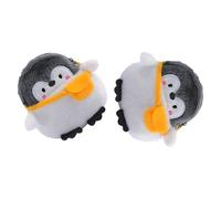 VILLCASE 2pcs Mini Cute Penguin Coin Purse Set and Students, Plush Material with Multi-Functional Storage and Neat Line Design, for Birthday Gifts and Everyday Use