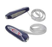 VILLCASE 2pcs Mini Handheld Money Detector with Strap, Portable Dual Function Fake Bill Detector and Magnetic Detection Tool, Plastic Material, for Travel and Daily Use Currency