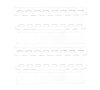 VILLCASE 2pcs Nail Tool Storage Rack Acrylic Organizer Slots Pen Holder for Manicure Display Stand Makeup Brush Shelf Holder Office Home