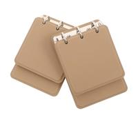 VILLCASE 2pcs Pocket Ring Notebook with Top Flip Binding
