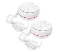 VILLCASE 2pcs Portable Mini Washing Machine Dorm Sock Washer Laundry Cleaner Space-saving Quiet Design Easy to Use