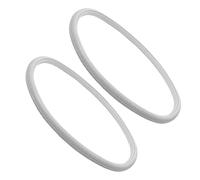 VILLCASE 2pcs Pu Solid Wheelchair Replacement Wheels Front and Rear Tires 20x1-3/8inch Maintenance Free Noise Reduction Wheels for Quiet Environments and Outdoor Use
