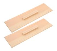 VILLCASE 2pcs Rectangular Wood Soap Mold Lid Replacement, Beige Colour, Fit for Rectangular Molds, Insulated Cover to Minimize Soda, for Cold Process Soap Making