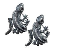 VILLCASE 2pcs Retro Vintage Lizard Rings for Teen Boys Adjustable Copper Rings with Comfortable Fit for Halloween Costumes and Everyday Fashion