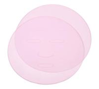 VILLCASE 2pcs Reusable Silicone Face Mask Mold Tray for Women with Universal Fit, Portable Facial Mask Making Plate for Skincare and Makeup