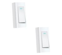 VILLCASE 2pcs Safety Wall Single Pole Push Button Switch Multi Function Light Control Compact Mini Panel Lamp Switch for Daily Use with Easy Installation