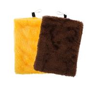 VILLCASE 2pcs Squirrel Hanging Nests Hamster Hammocks Provides Warm Sleeping Nest Flannel Soft Comfortable Cage Accessories for Parrots and Squirrels