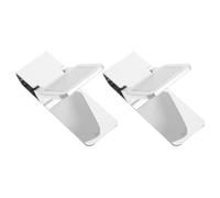 VILLCASE 2pcs Stainless Steel Money Clip Set with Strong Clamp Function, Keeps Cash Secure and Slip-Free, Stylish and Portable Design for Outdoor and Office Use