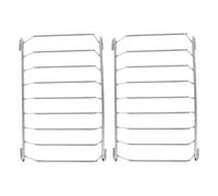 VILLCASE 2pcs Stainless Steel Toast Rack Durable Kitchen Bread Holder Countertop Cooling Stand for Toast for Events Daily Use for Bread Lovers