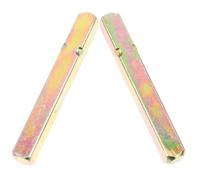 VILLCASE 2pcs Straight Spindle for Door Knob Square Drive Spindle Bar with Polished Finish Versatile Replacement for Antique Style Door Handles Easy to Install and Durable