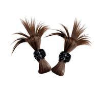 VILLCASE 2pcs Synthetic Messy Bun Hair Clip Seamless Natural-look Chignon Extensions with Comfortable Non-damaging Grip for Women Daily Wear