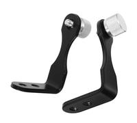VILLCASE 2pcs Telescope Binocular Adapter Mount Metal Bracket Black Unique Shaped Sleek Style Enhanced Stability Secure Connection for Double and Single Telescope Use