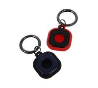 VILLCASE 2Pcs Tpu Protective Sleeves for Adorable Portable Covers Red Black Lost Shells for Keys Bags Pet Collars Durable Lightweight Design