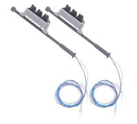 VILLCASE 2pcs Train Model Signal for Micro Landscapes, Realistic Shapes with Abs and Metal Material, for Architectural Model Landscape and Mini Garden Decoration