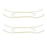 VILLCASE 2pcs Wall Plate Hangers Invisible Spring Copper Alloy Plate Holder Display Stand Golden Wall Display Home Decor