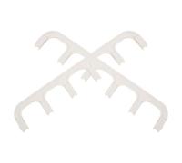 VILLCASE 2pcs White Plastic Air Outlet Panel Replacement Connecting Rod for Floor Standing Air Conditioner, Noise Reduction and High-strength Material, Suitable for Household and Office